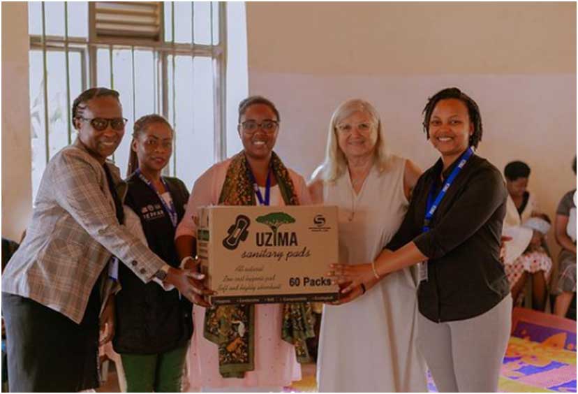 Graziella Zanoletti, Founder & President of Friend of Humanity visited safe spaces of YWCA in Rwanda.